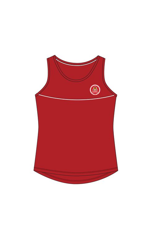 Regata Uniforme Maple Bear Infantil Feminina Vermelha