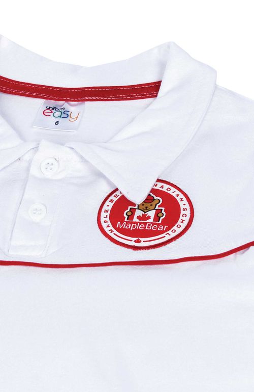 Polo Uniforme Maple Bear Infantil Algodão