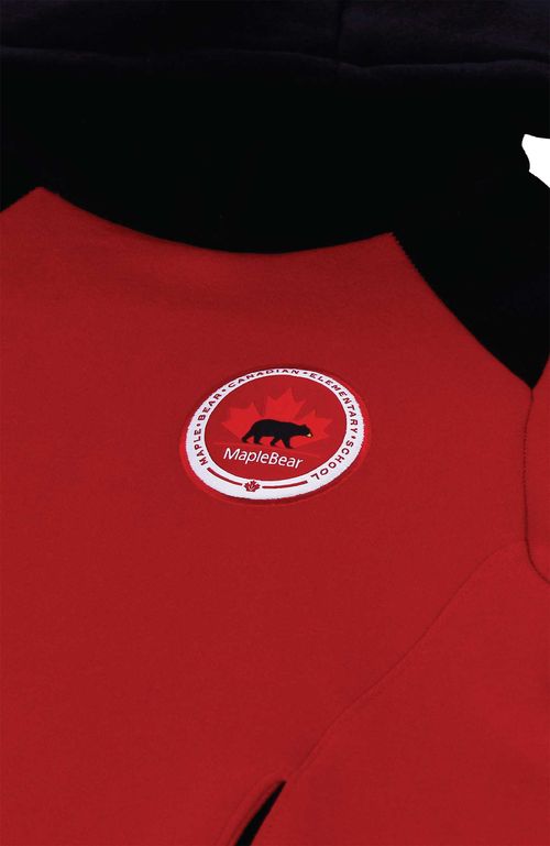 Blusão Moletom Felpado Uniforme Maple Bear Fundamental I e II Unissex